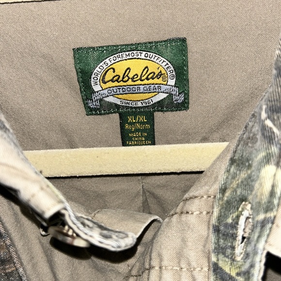 Cabela’s custom button down hunting shirt size XL - Picture 4 of 7